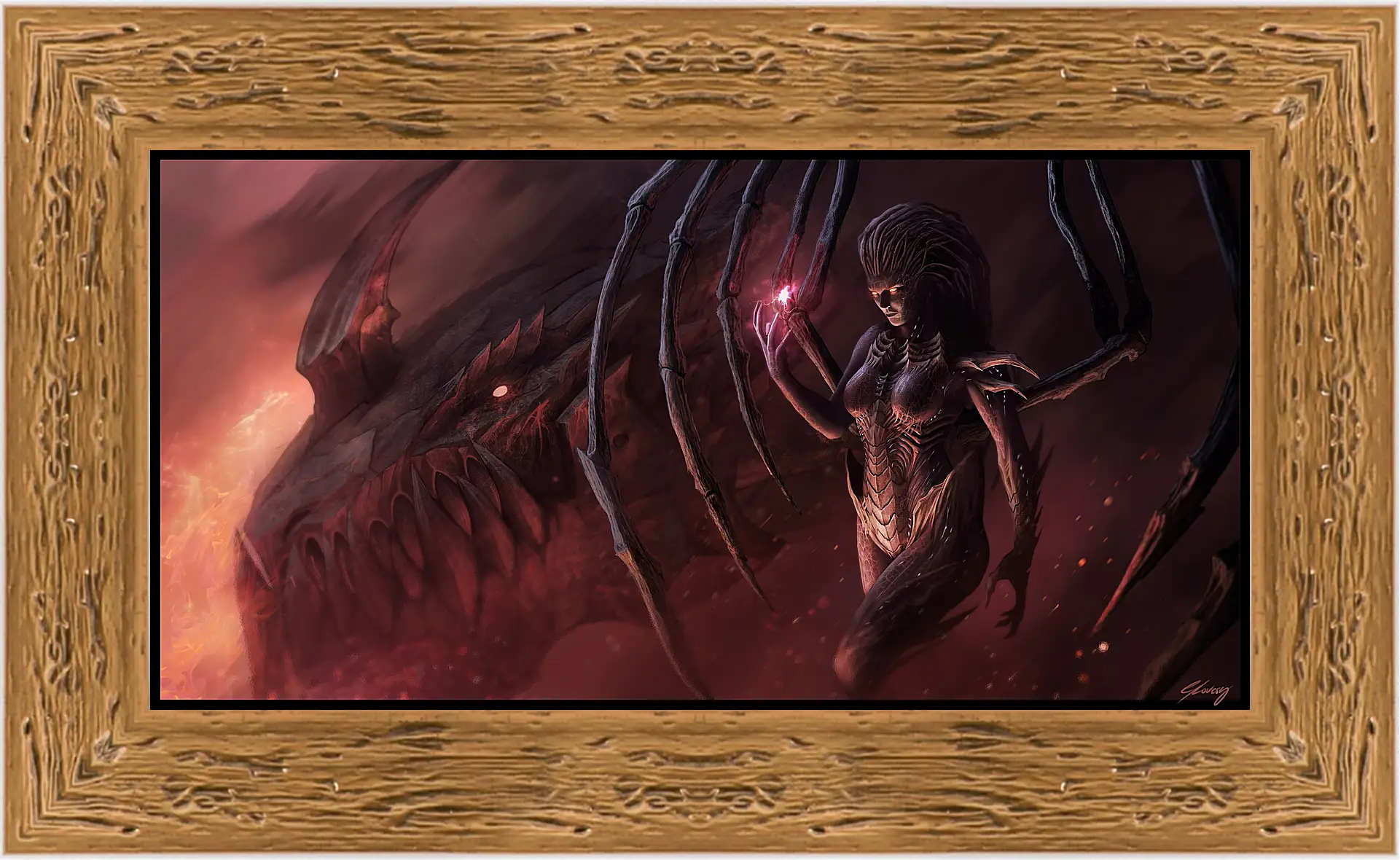 Картина в раме - Starcraft II