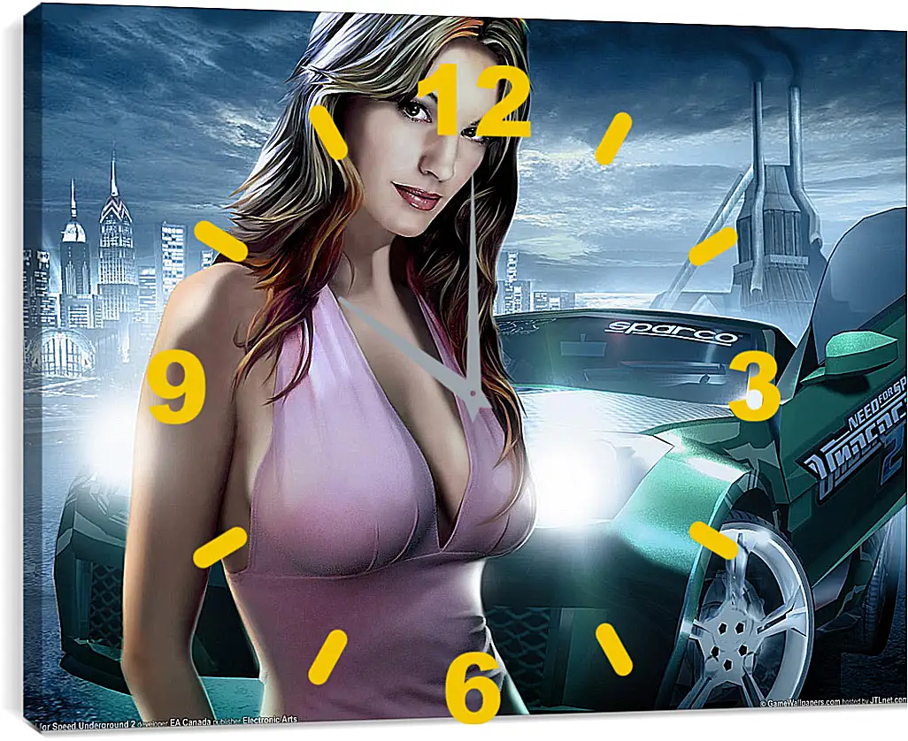 Часы картина - Need For Speed: Underground 2
