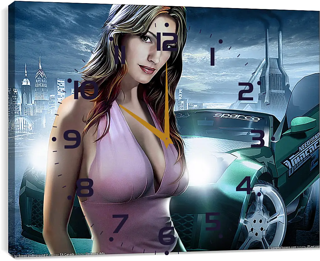 Часы картина - Need For Speed: Underground 2
