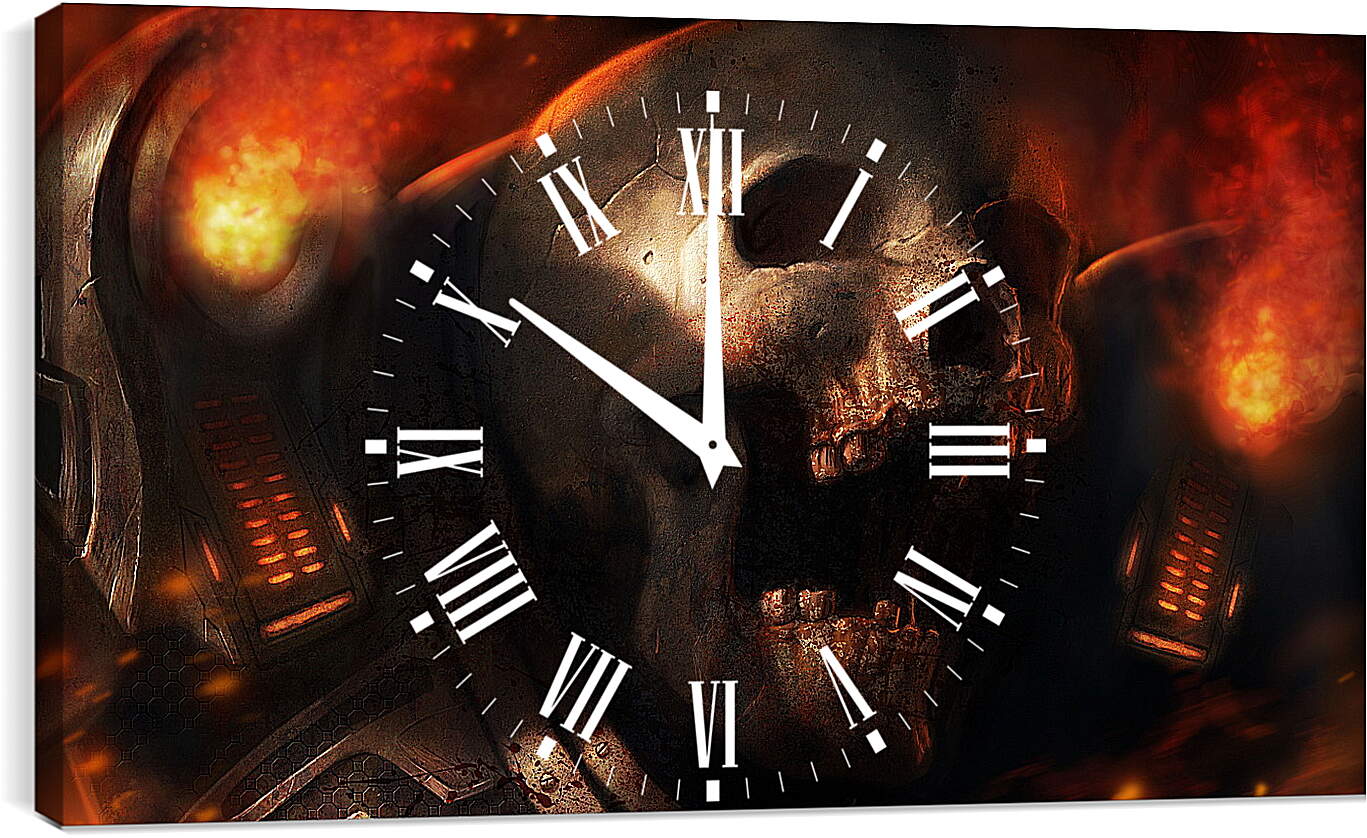 Часы картина - Doom
