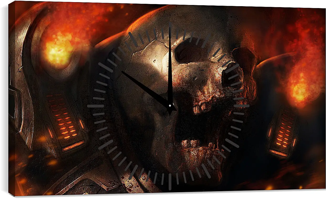 Часы картина - Doom
