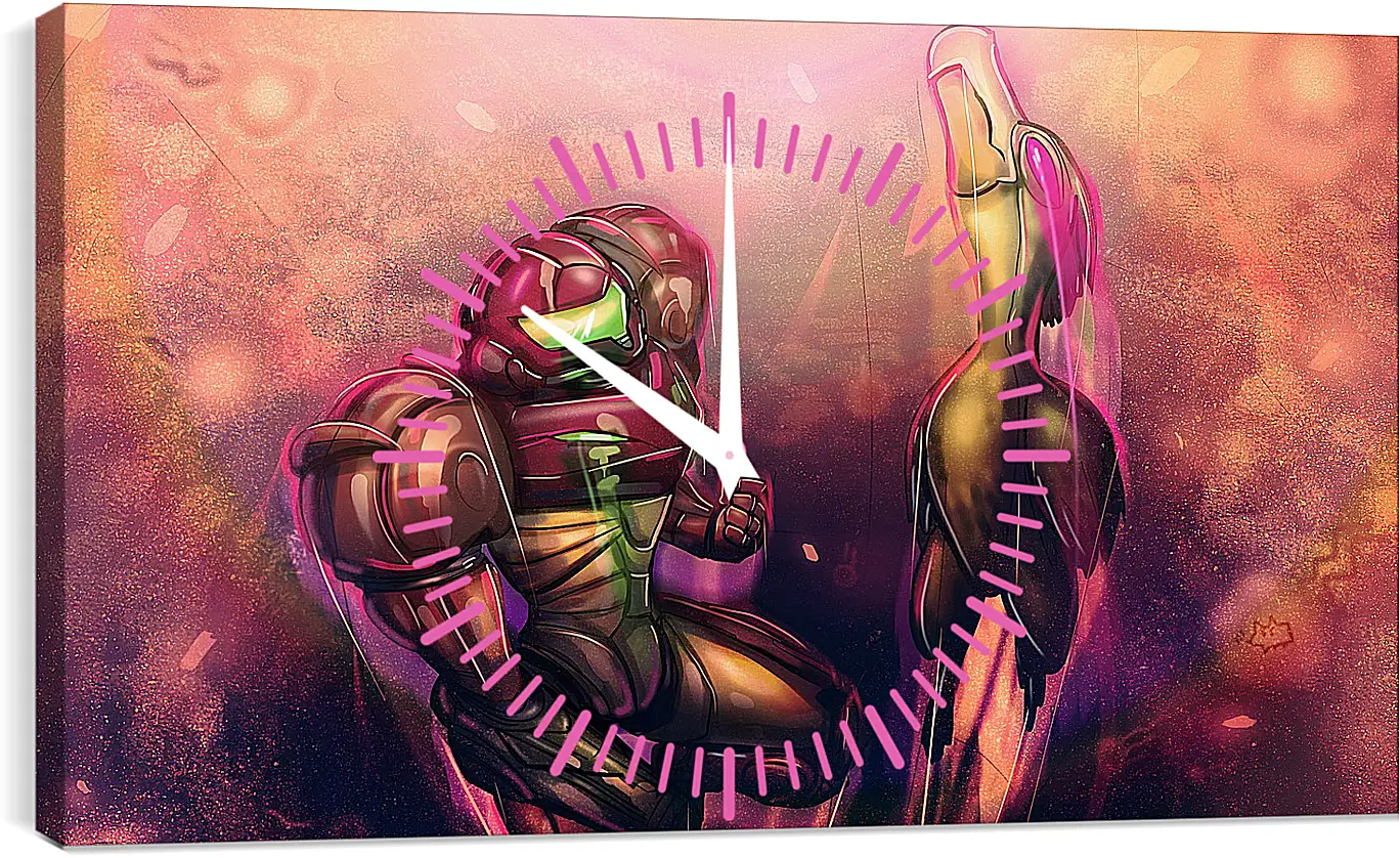 Часы картина - Metroid
