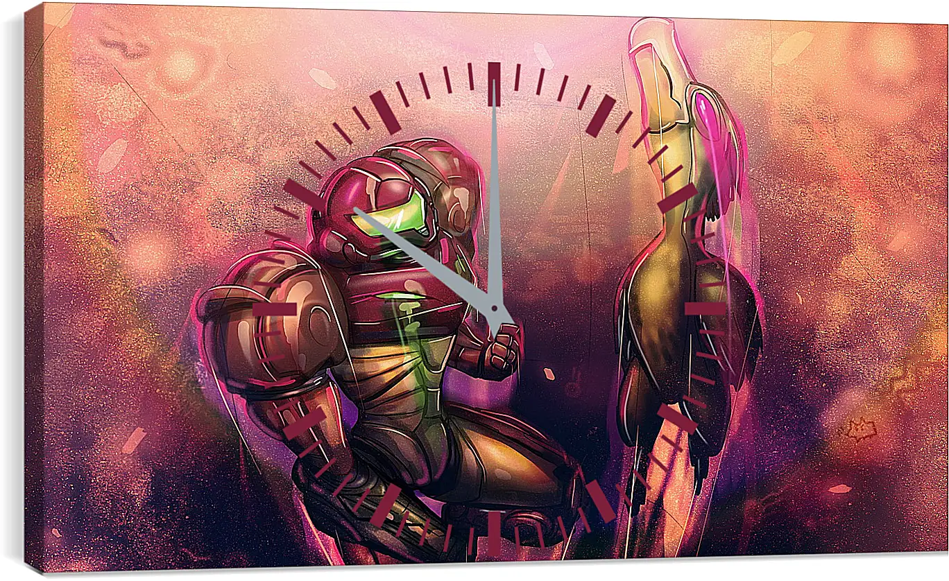 Часы картина - Metroid
