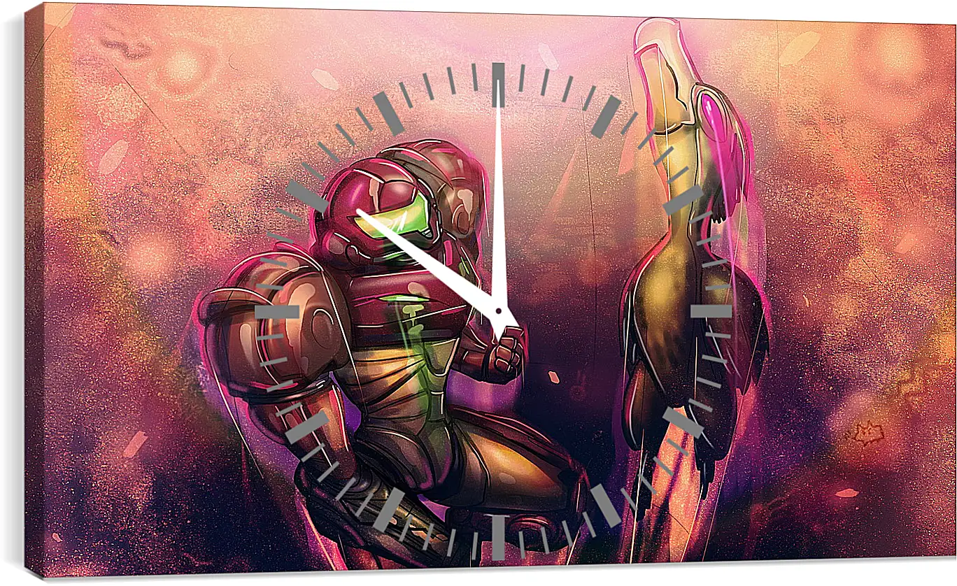 Часы картина - Metroid
