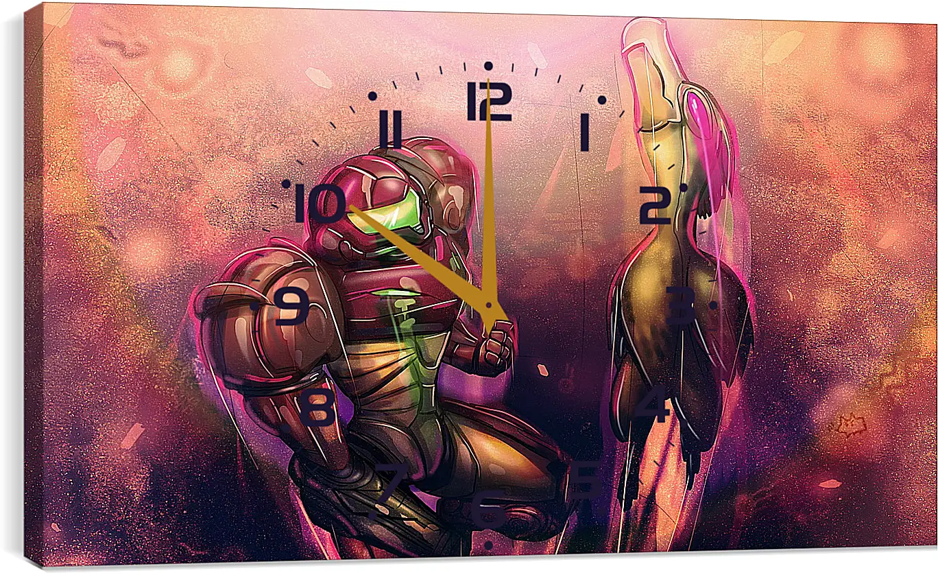 Часы картина - Metroid
