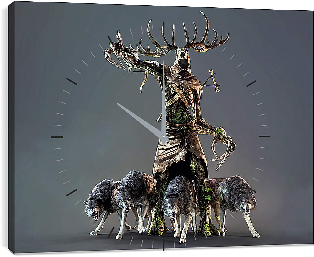 Часы картина - The Witcher 3: Wild Hunt (Ведьмак), Леший