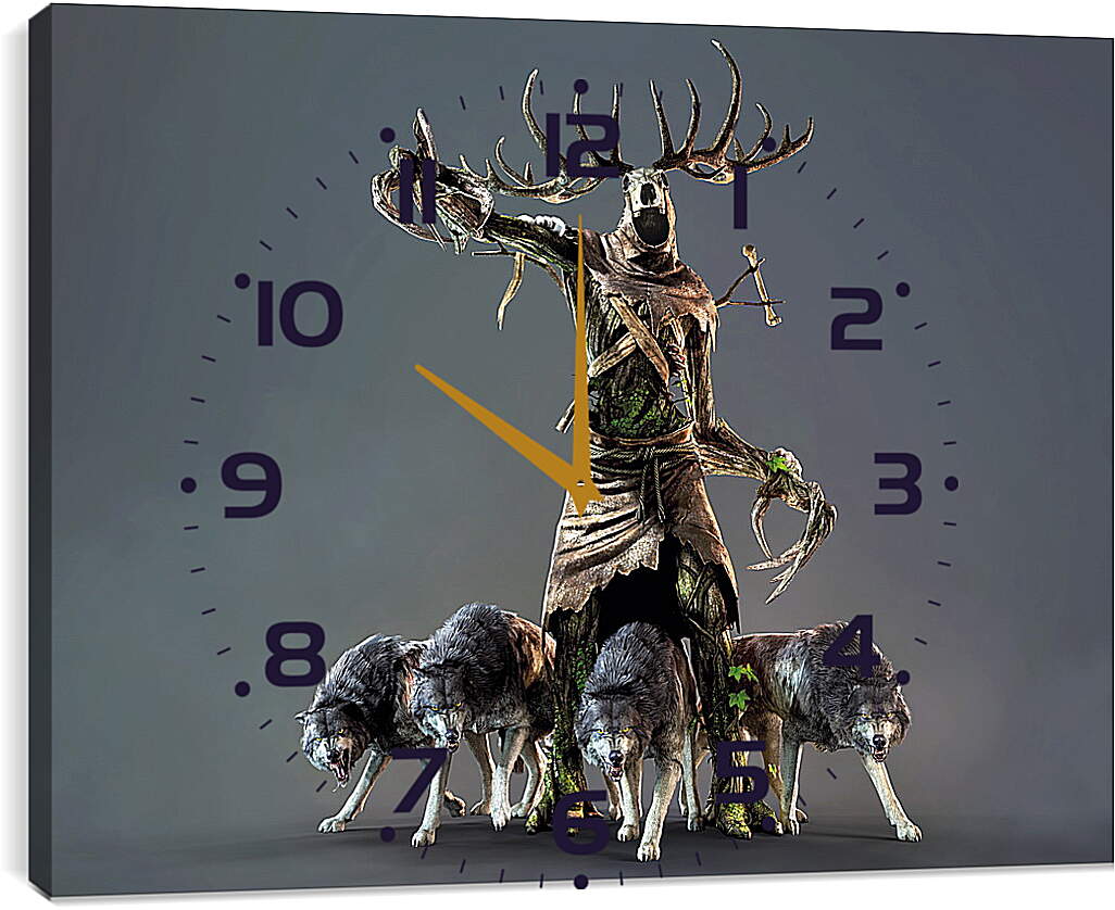 Часы картина - The Witcher 3: Wild Hunt (Ведьмак), Леший