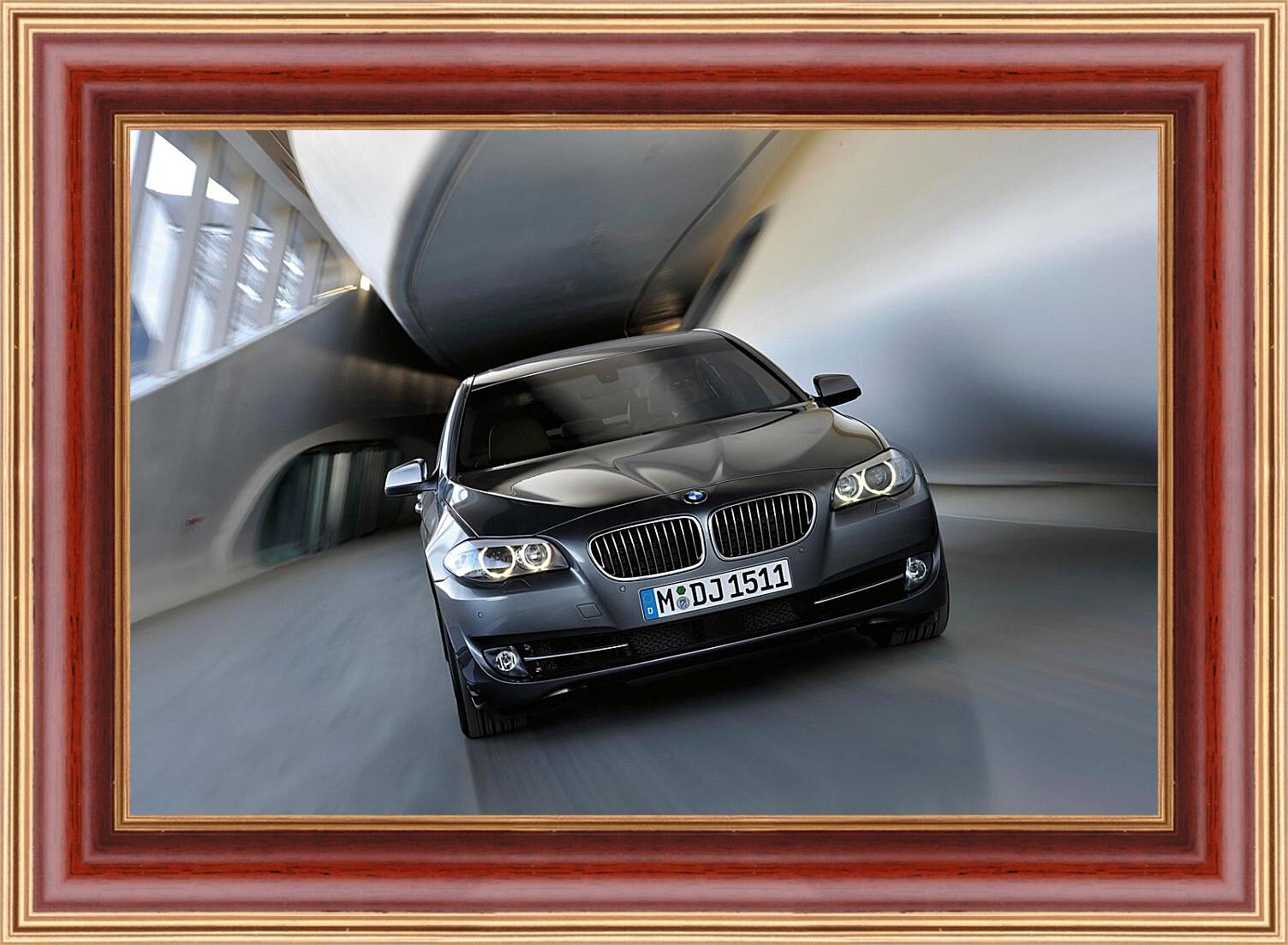 Картина в раме - BMW в движении