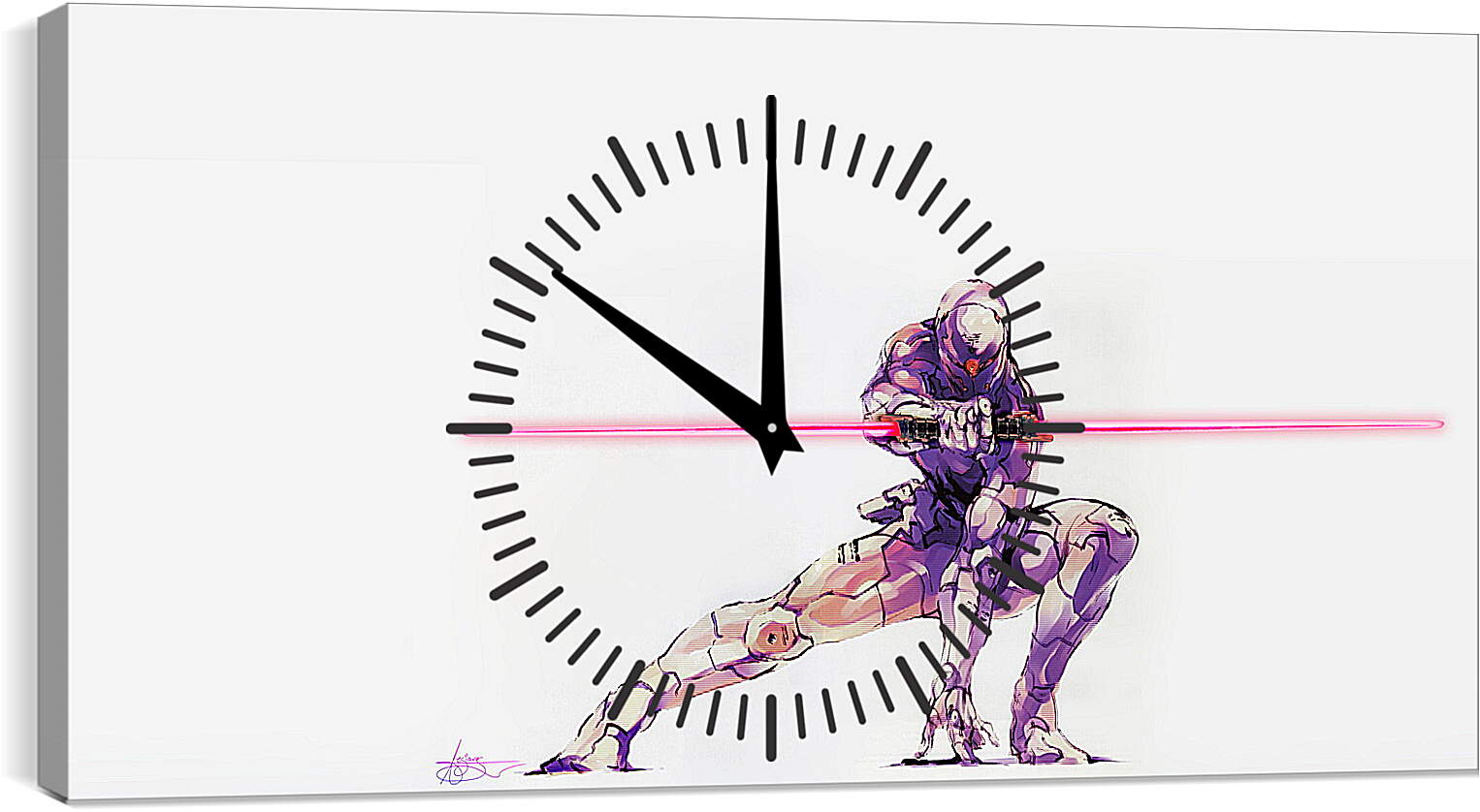 Часы картина - Metal Gear Solid
