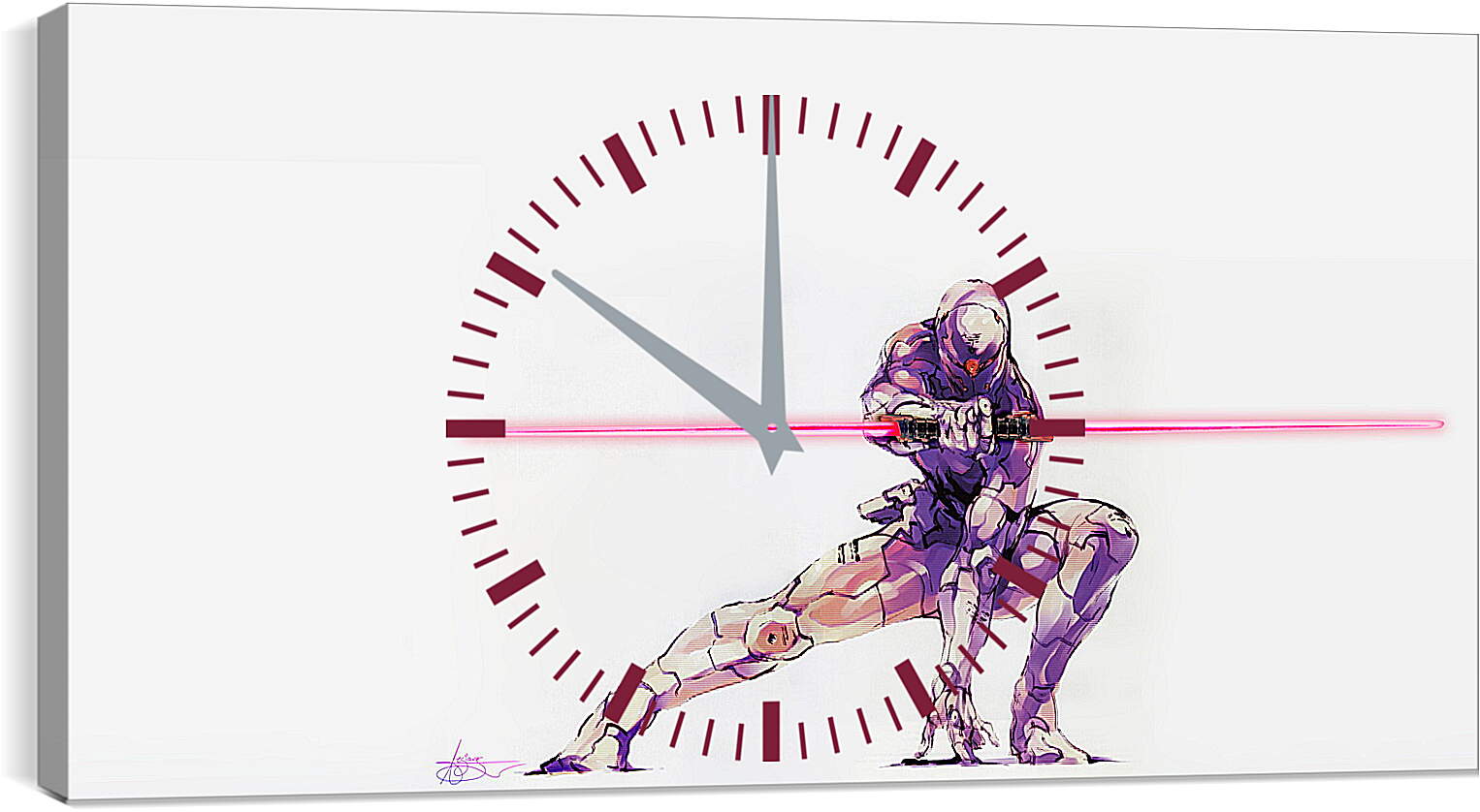 Часы картина - Metal Gear Solid
