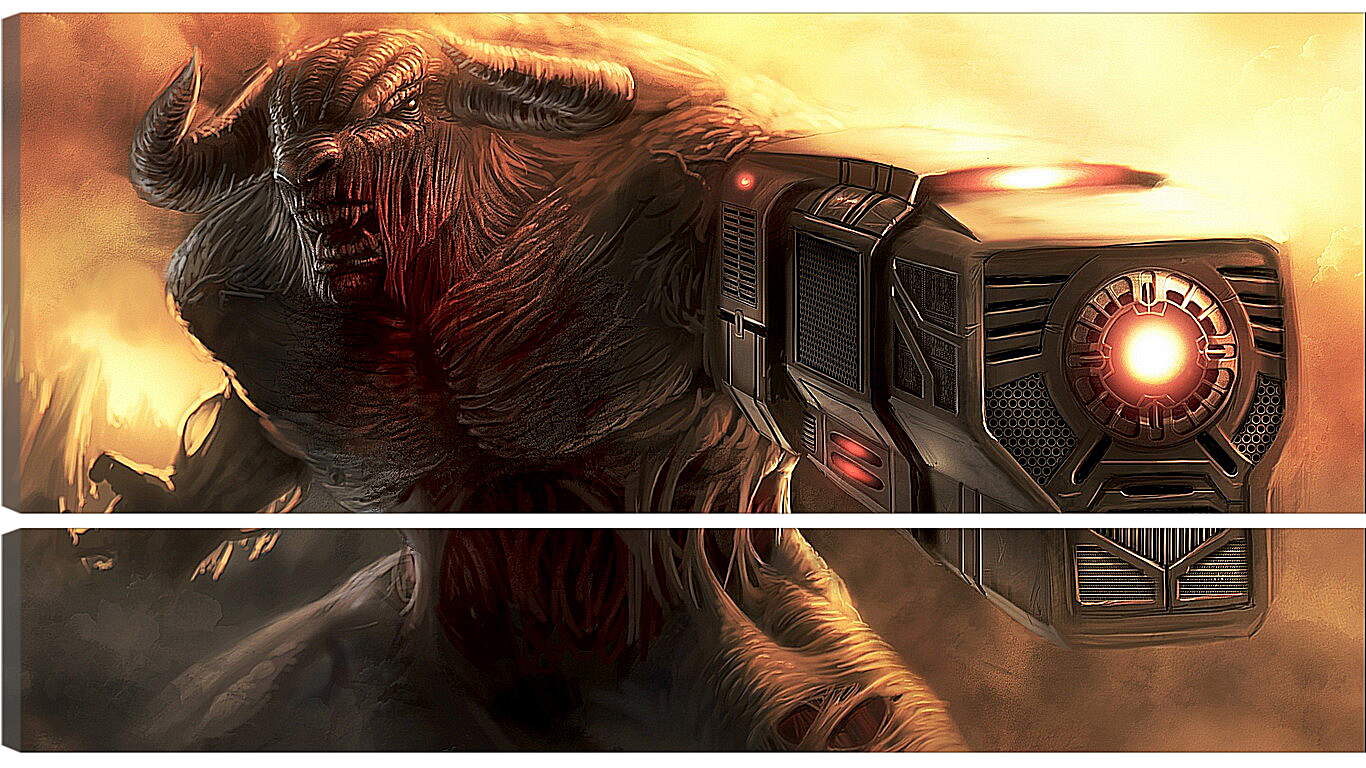 Модульная картина - Doom 3
