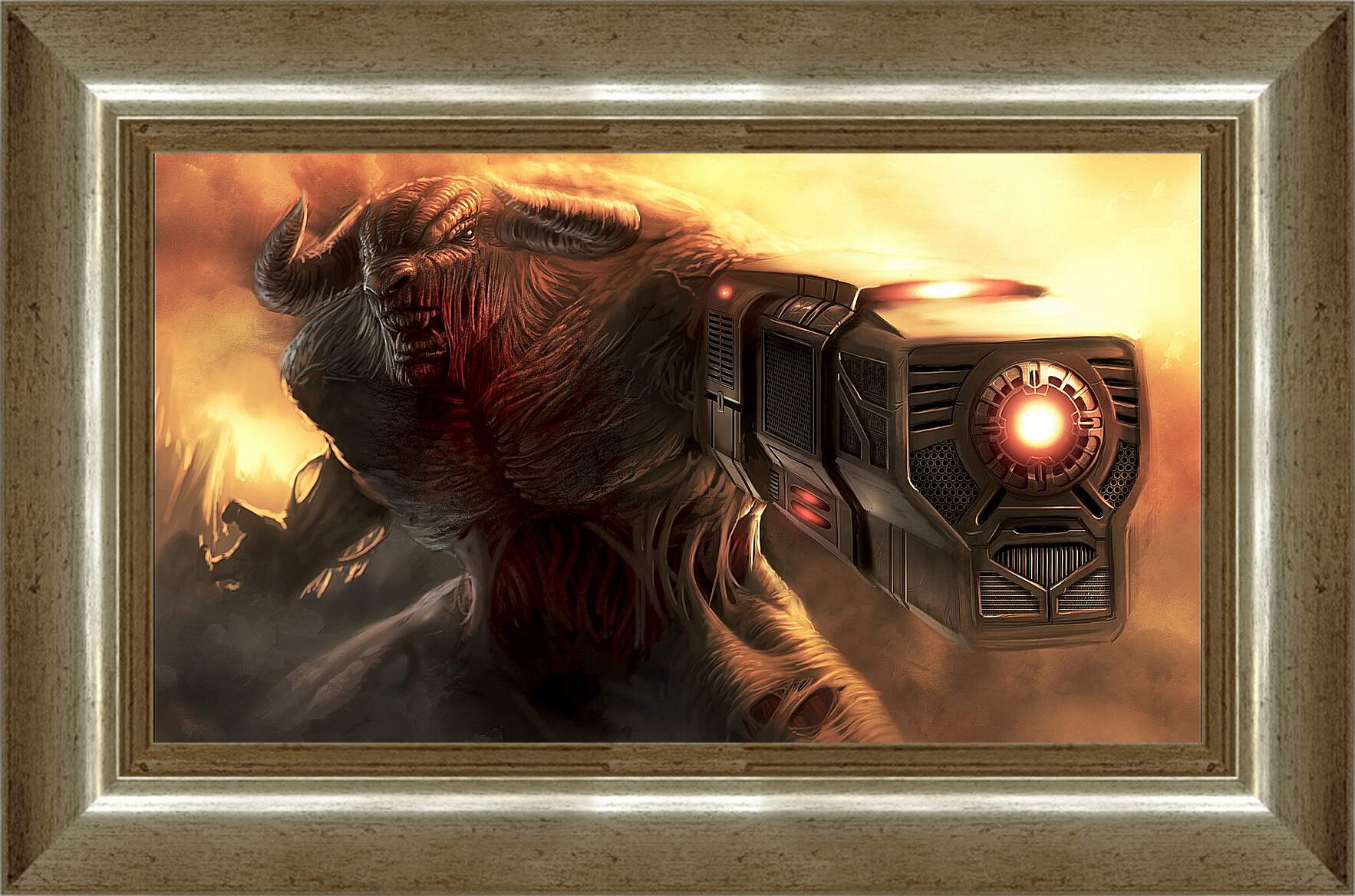 Картина в раме - Doom 3
