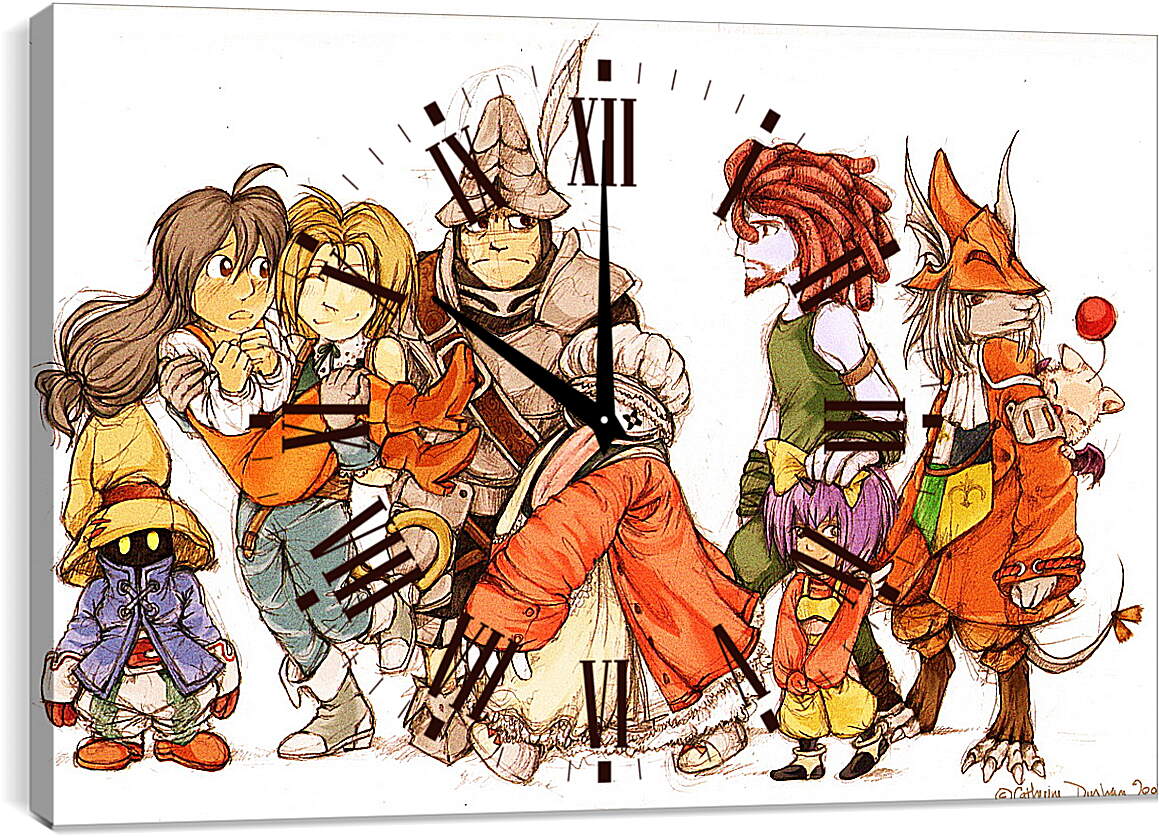 Часы картина - Final Fantasy IX