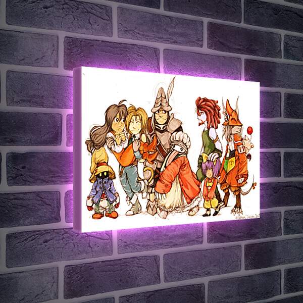 Лайтбокс световая панель - Final Fantasy IX