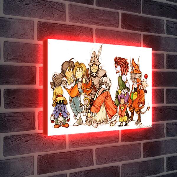 Лайтбокс световая панель - Final Fantasy IX