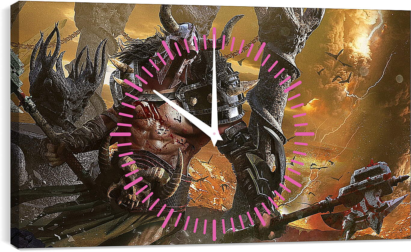 Часы картина - Diablo