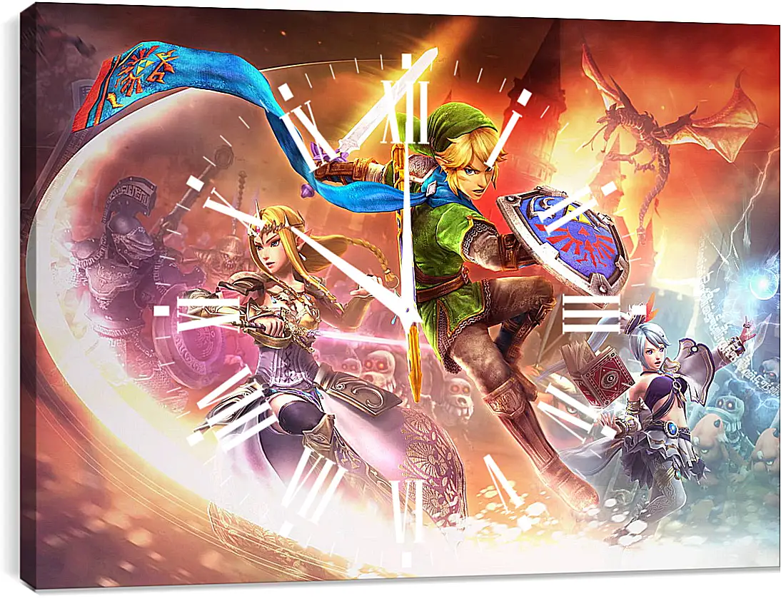 Часы картина - Hyrule Warriors
