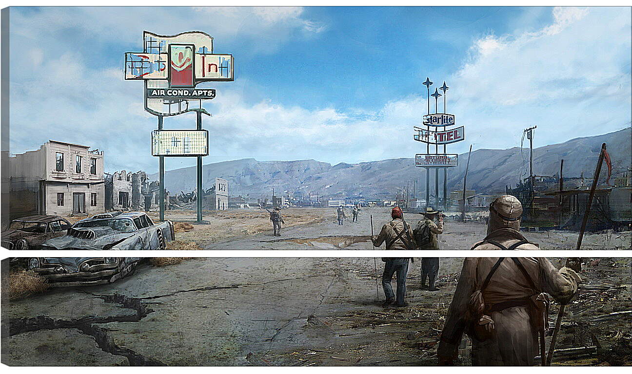 Модульная картина - Fallout: New Vegas