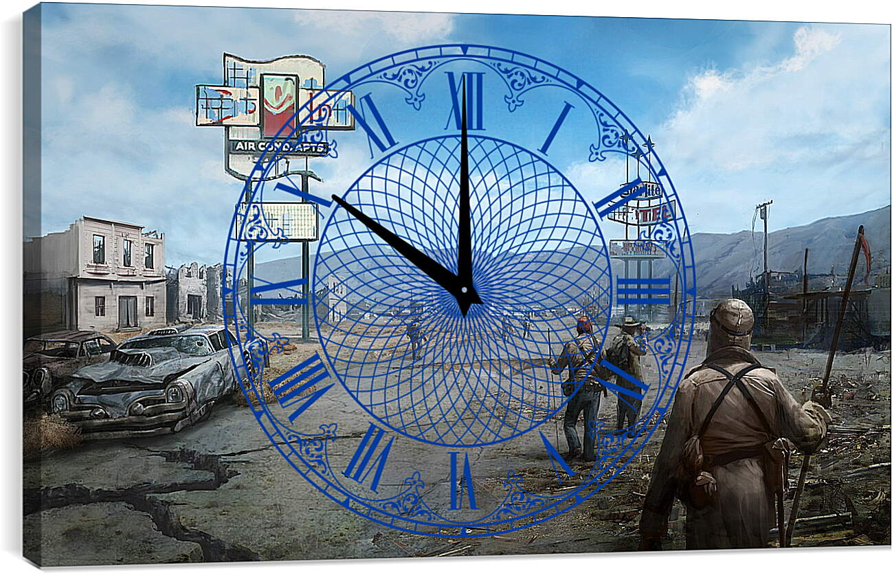 Часы картина - Fallout: New Vegas