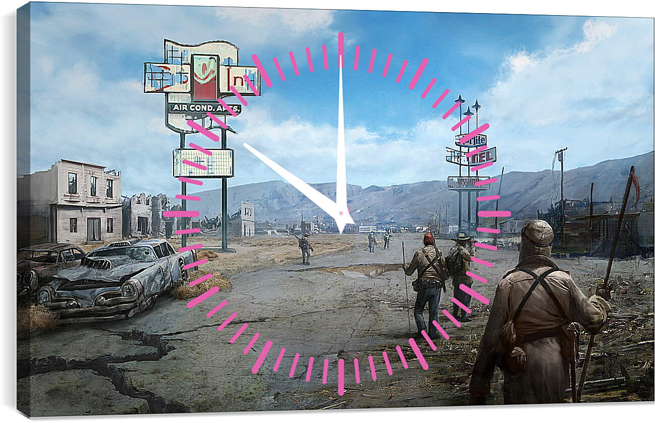 Часы картина - Fallout: New Vegas