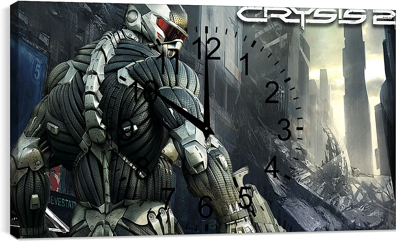 Часы картина - Crysis 2