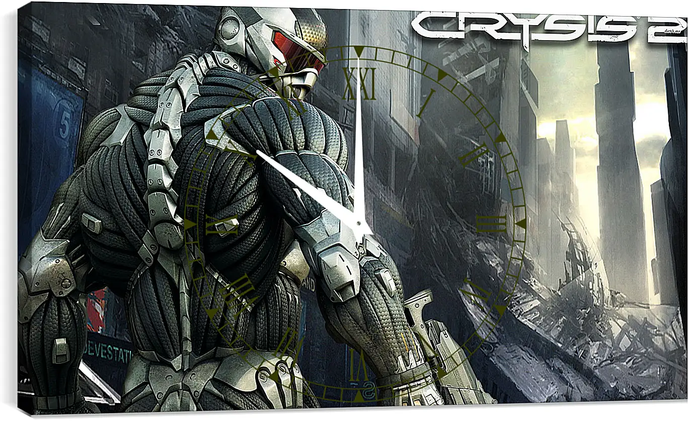 Часы картина - Crysis 2