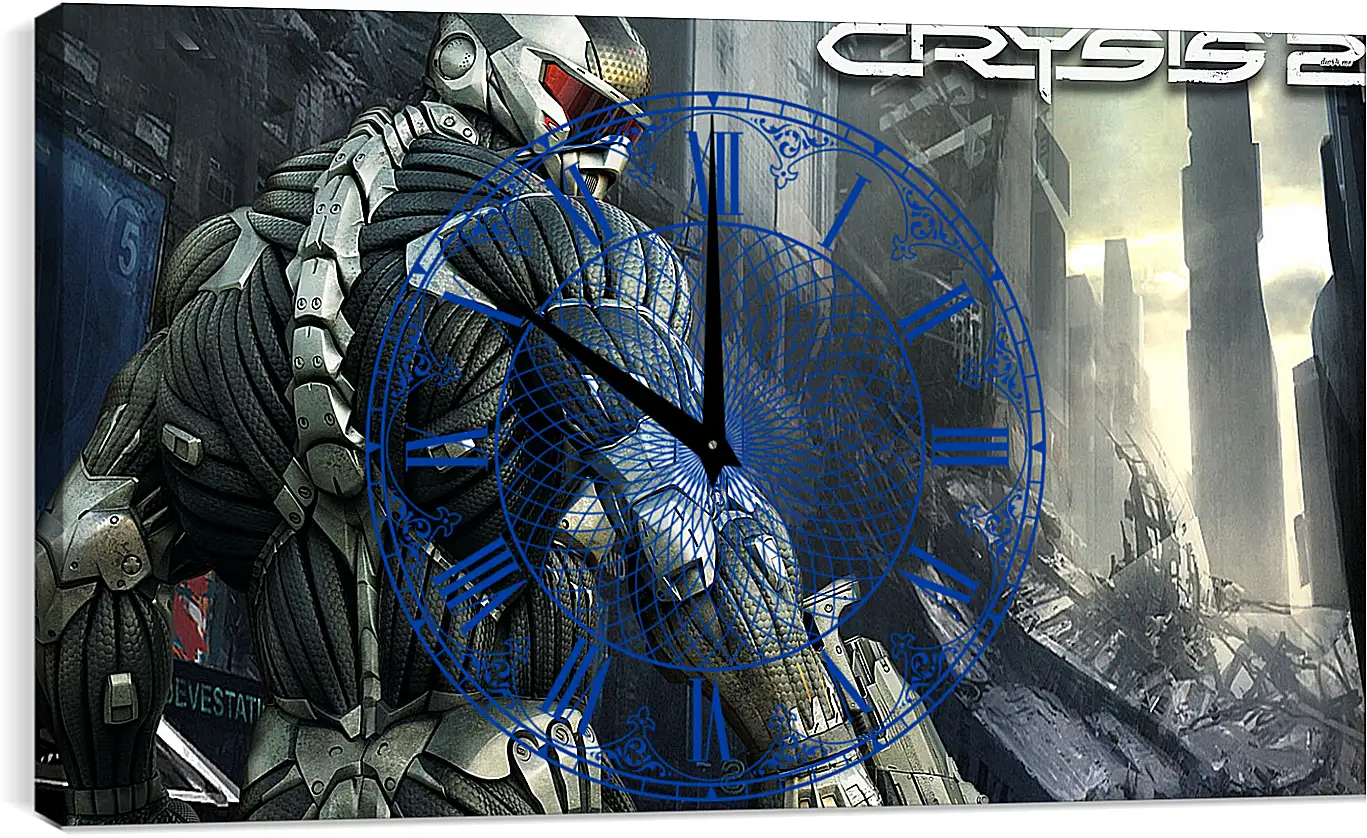 Часы картина - Crysis 2