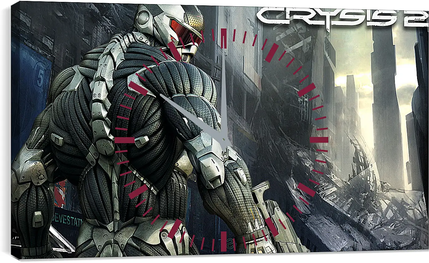 Часы картина - Crysis 2