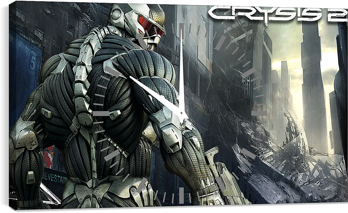 Часы картина - Crysis 2