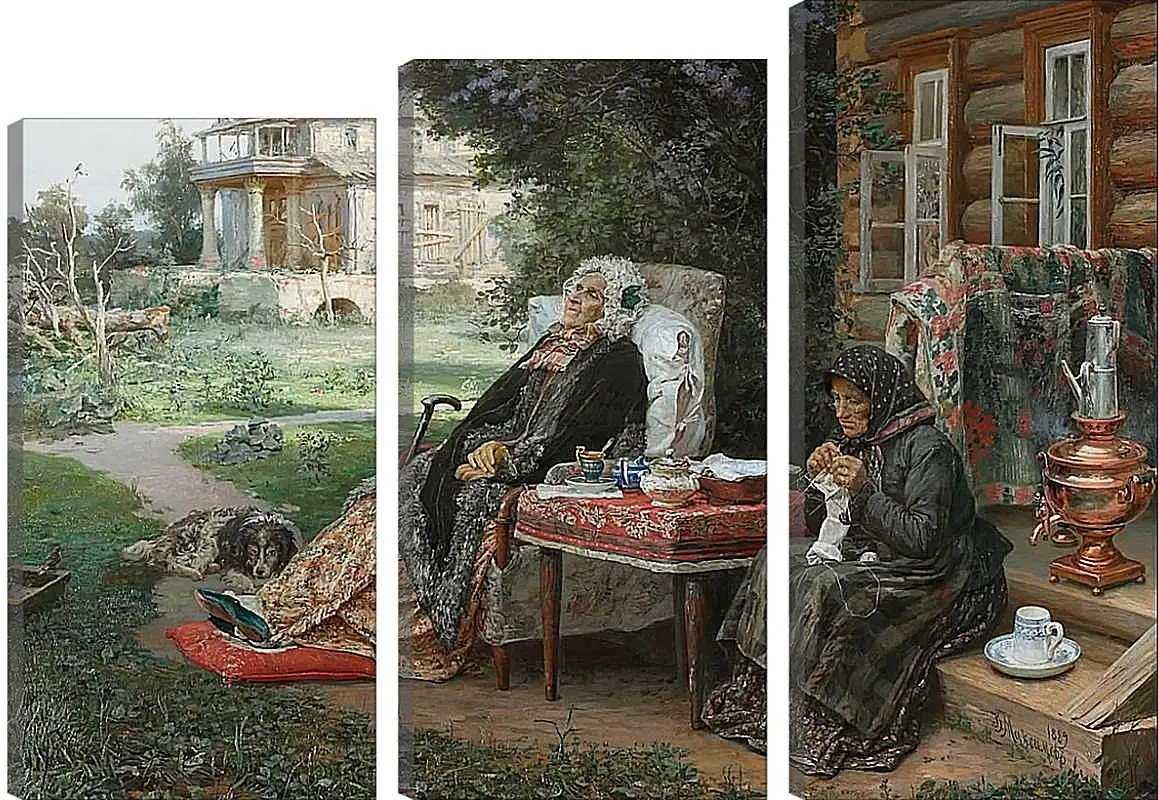 Модульная картина - Все в прошлом. Максимов Василий Максимович