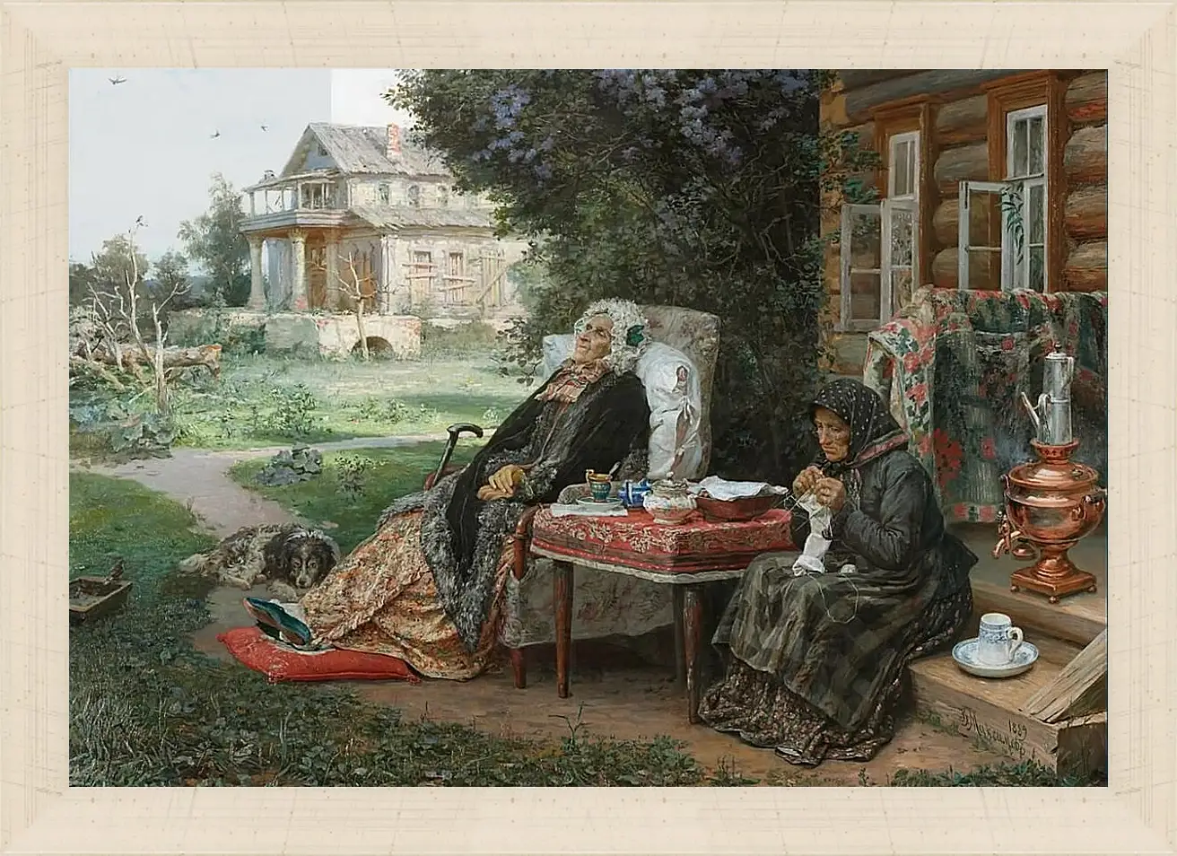 Картина в раме - Все в прошлом. Максимов Василий Максимович