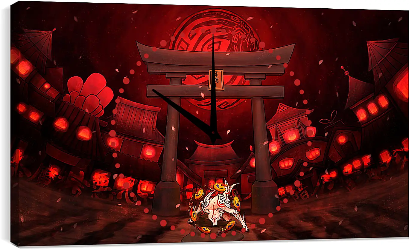 Часы картина - Ōkami
