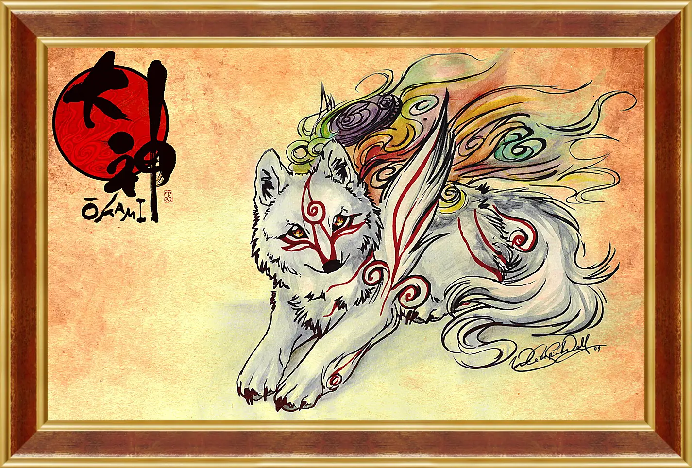 Картина в раме - Ōkami
