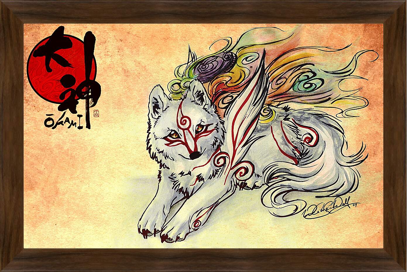 Картина в раме - Ōkami
