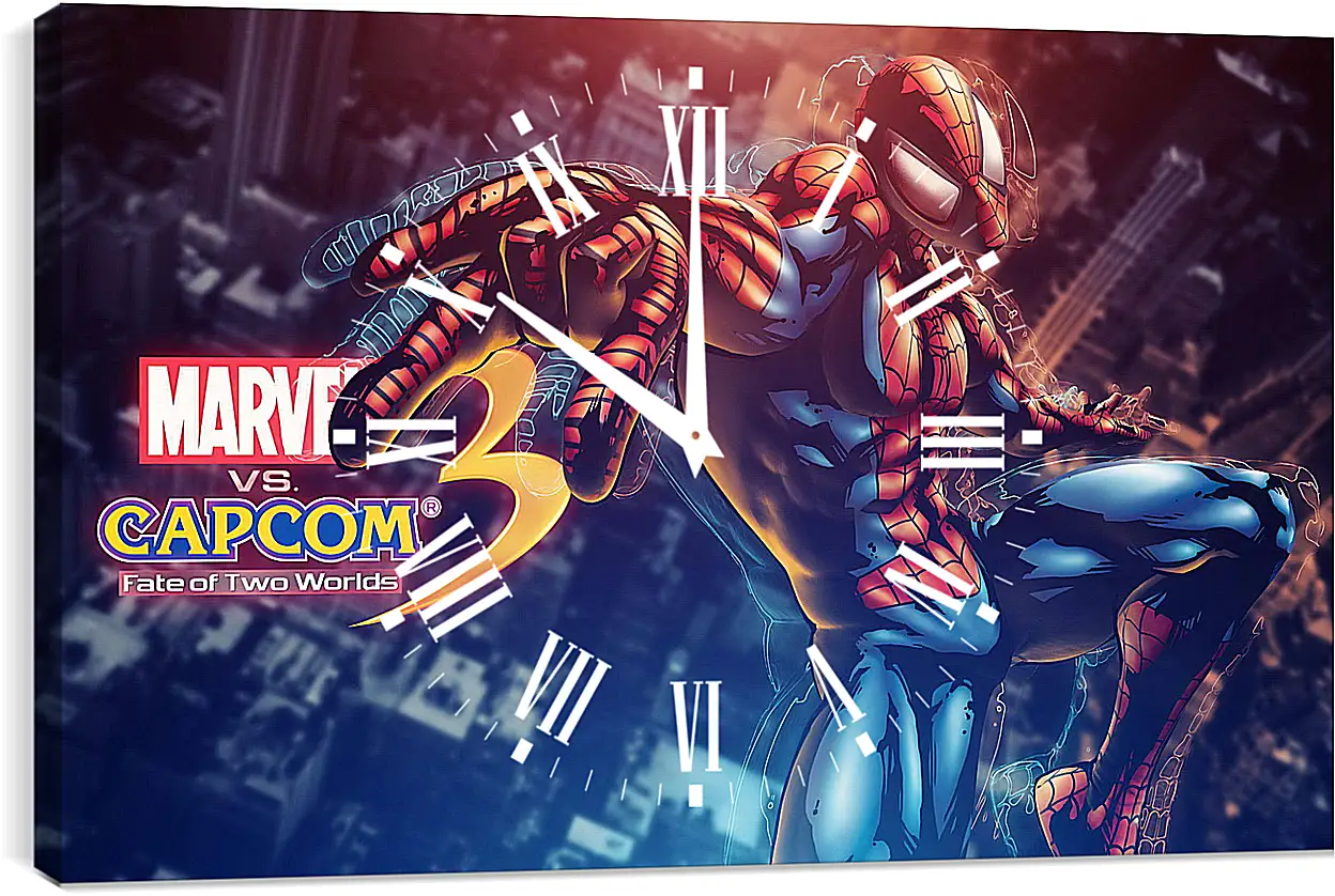 Часы картина - Marvel Vs. Capcom 3
