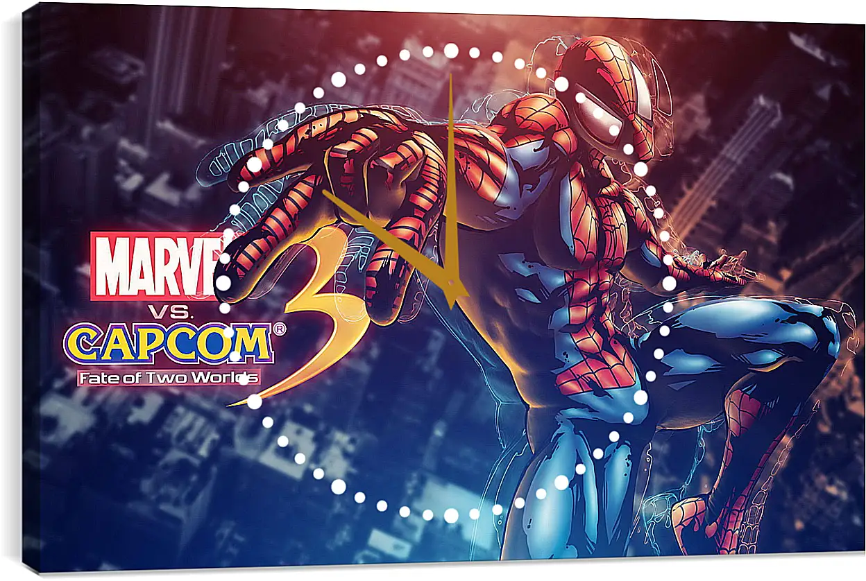 Часы картина - Marvel Vs. Capcom 3
