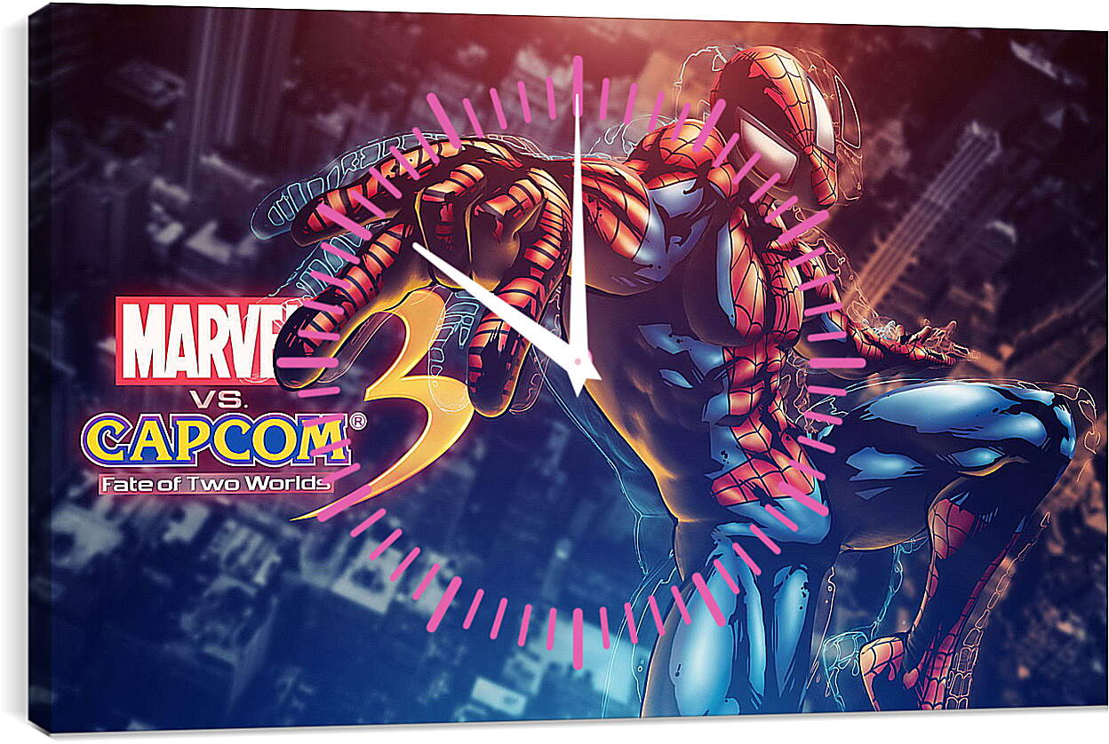 Часы картина - Marvel Vs. Capcom 3
