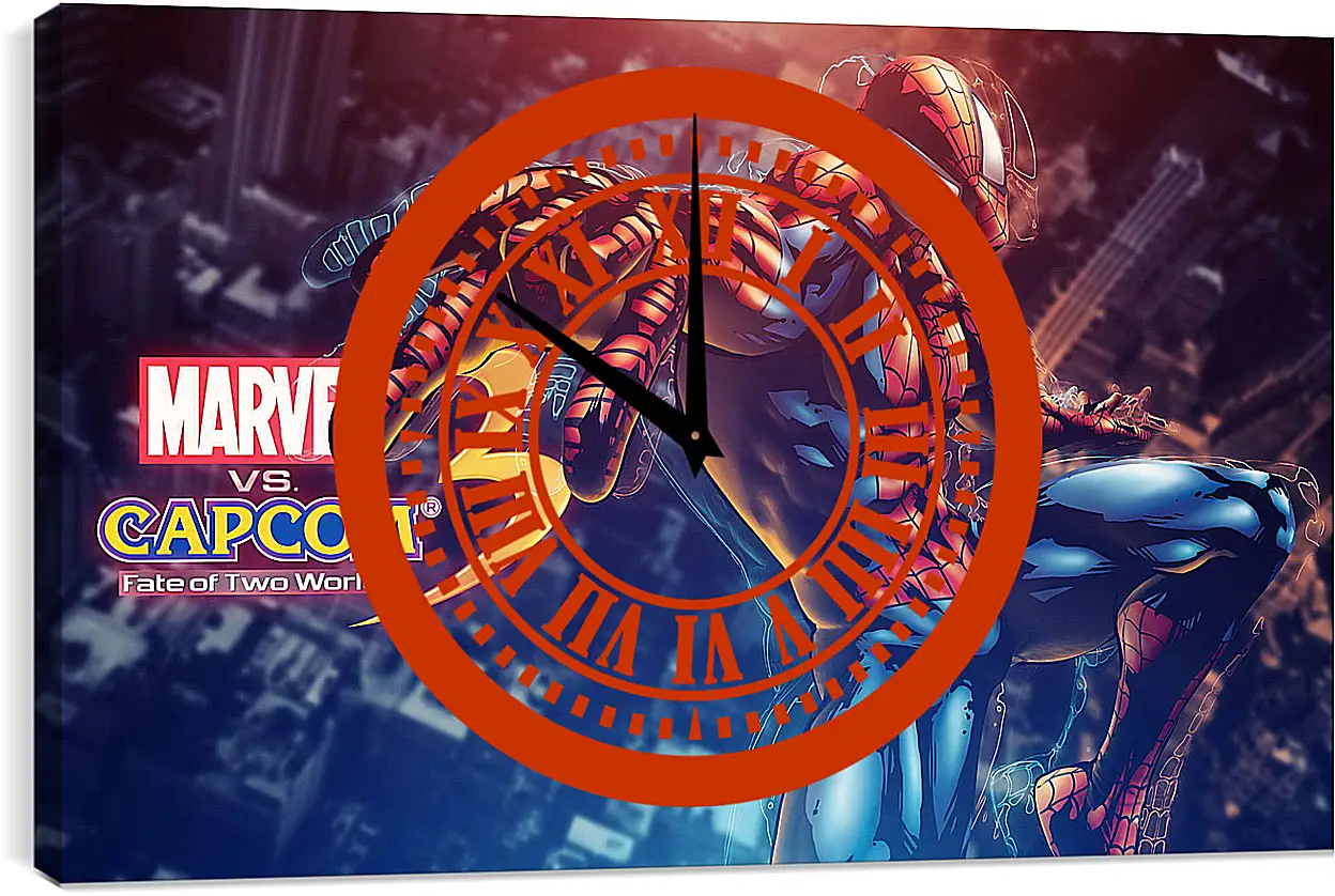 Часы картина - Marvel Vs. Capcom 3

