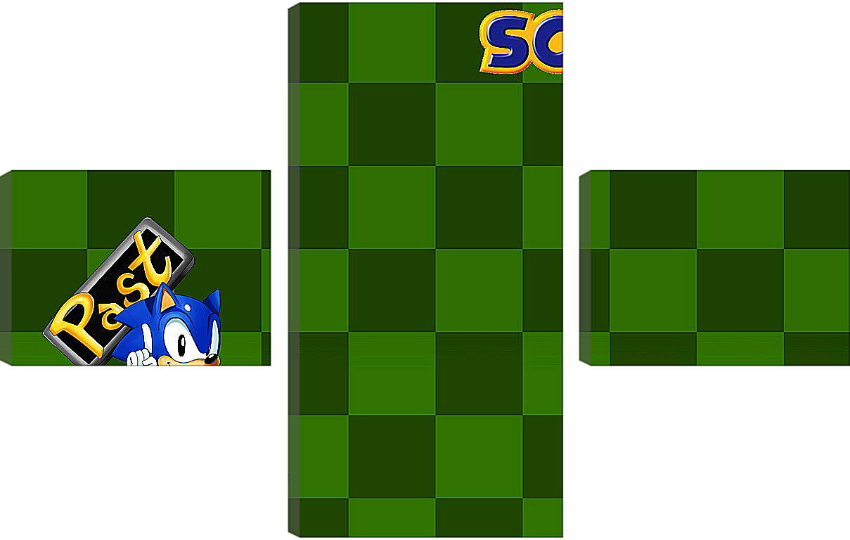 Модульная картина - Sonic CD
