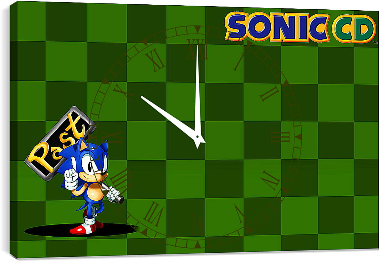 Часы картина - Sonic CD
