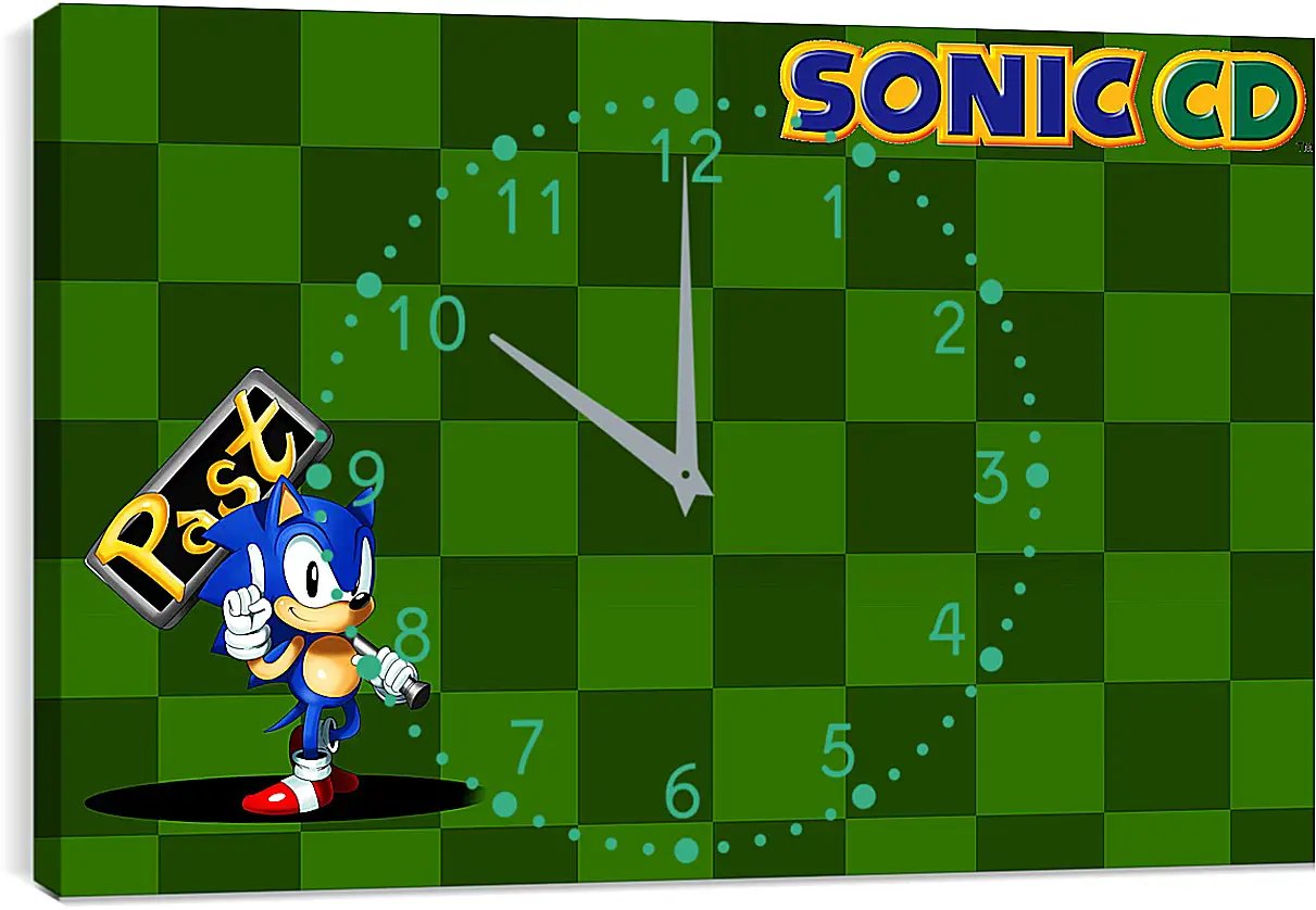 Часы картина - Sonic CD
