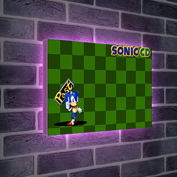 Лайтбокс световая панель - Sonic CD
