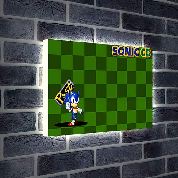 Лайтбокс световая панель - Sonic CD
