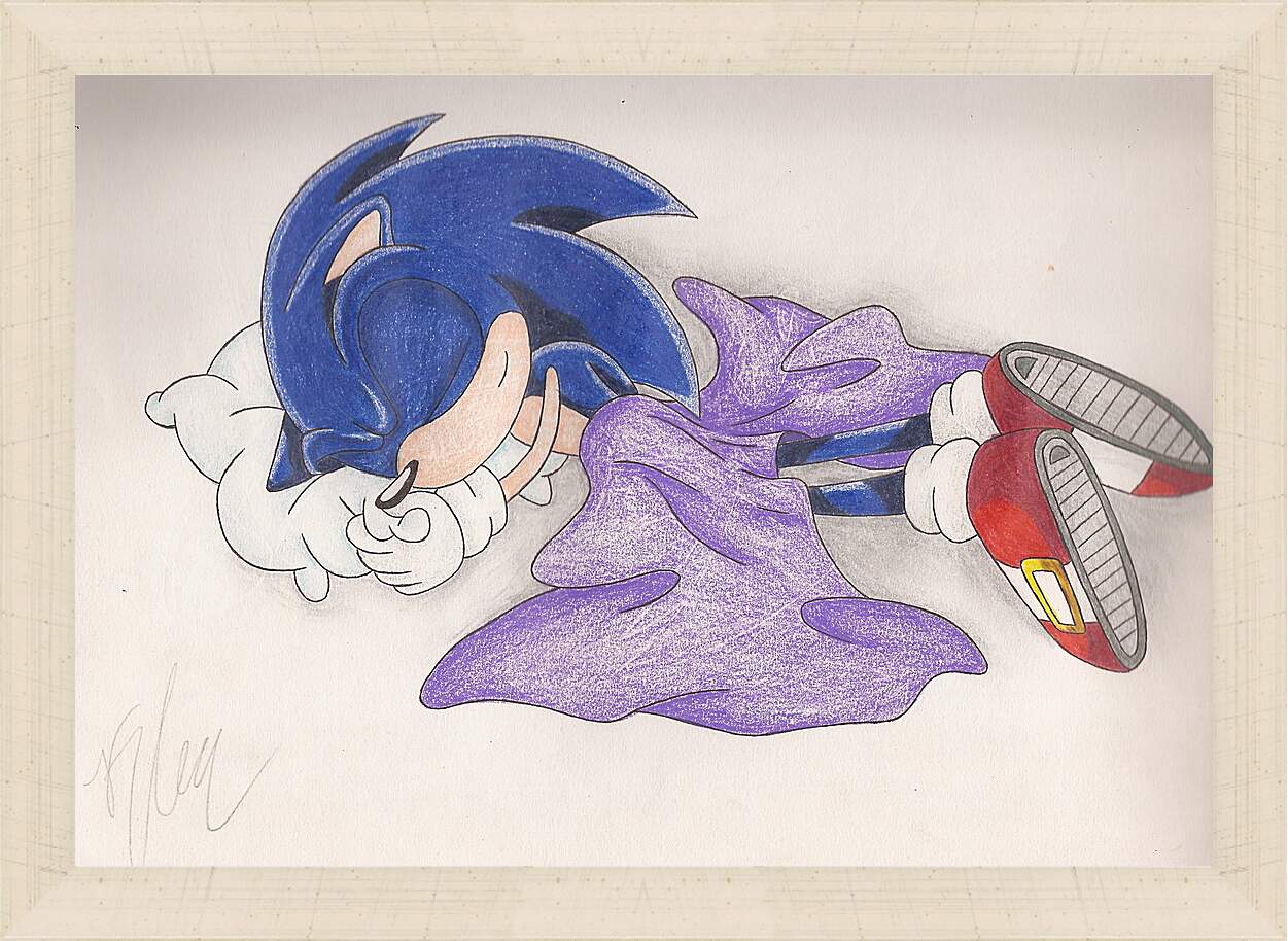 Картина в раме - Sonic The Hedgehog
