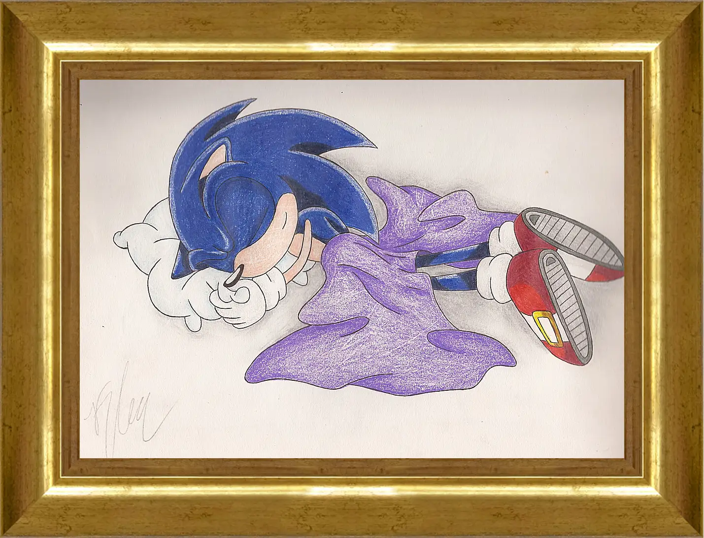 Картина в раме - Sonic The Hedgehog
