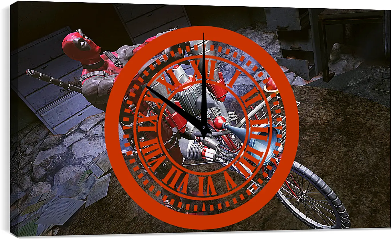 Часы картина - Deadpool
