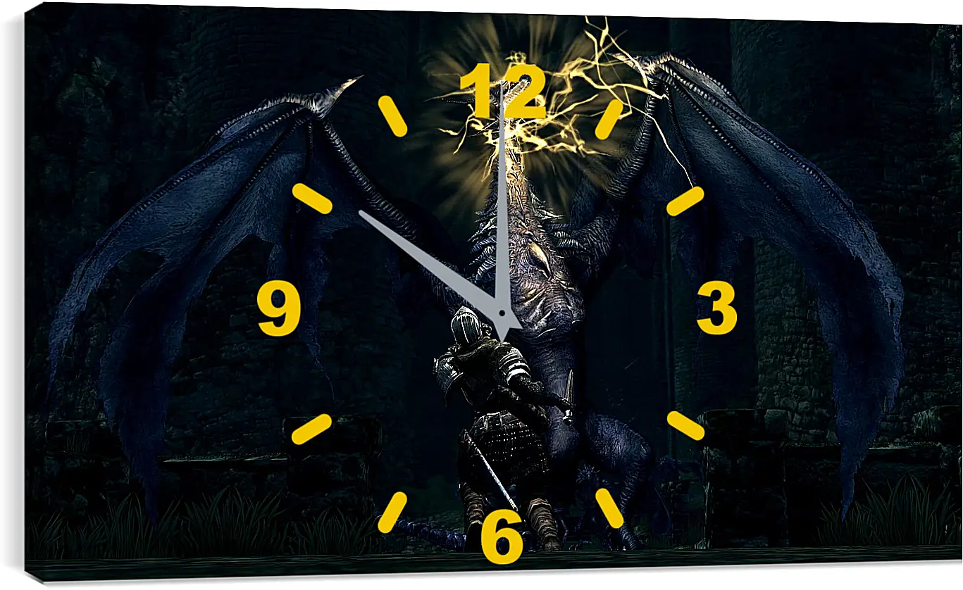Часы картина - Dark Souls
