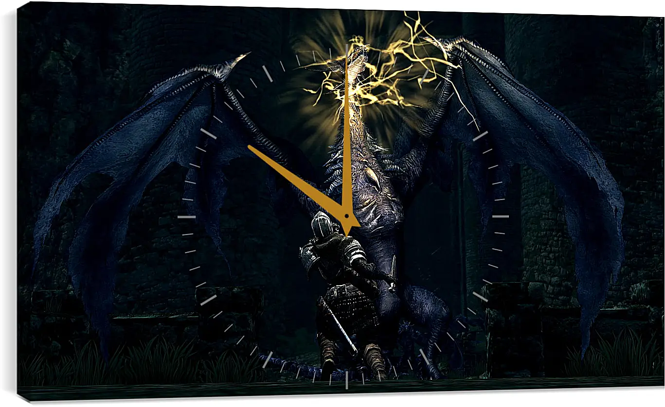 Часы картина - Dark Souls
