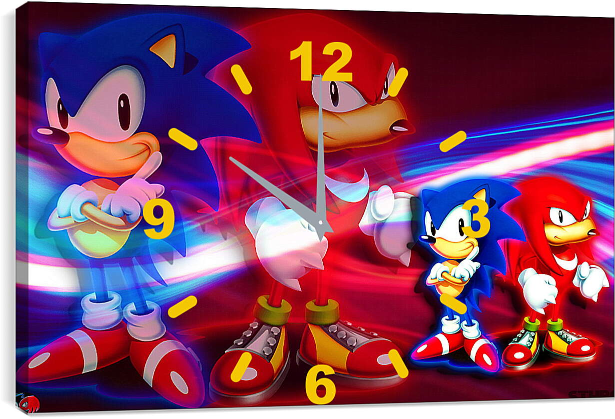 Часы картина - Sonic &amp