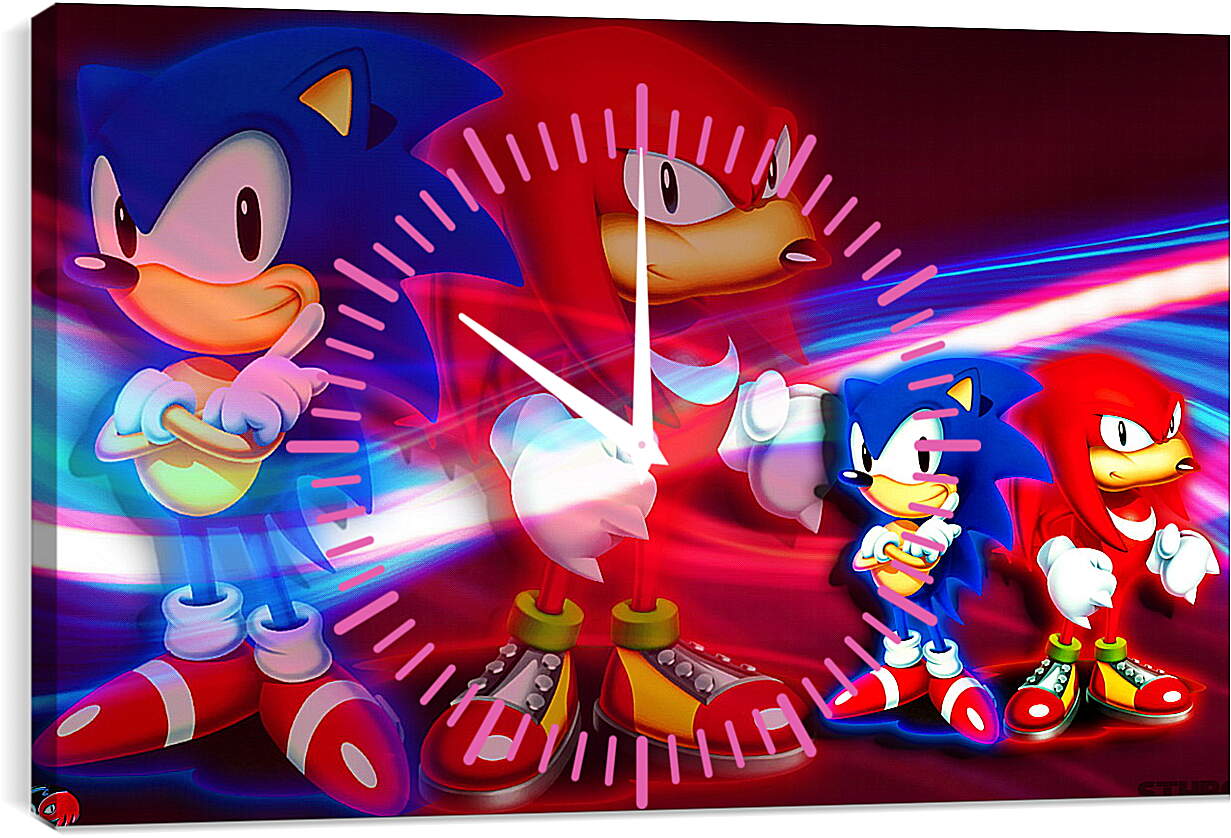 Часы картина - Sonic &amp
